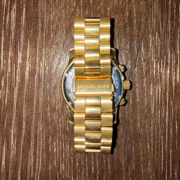 Michael Kors Gold and Blue Women\'s Watch
